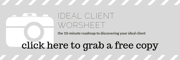 the ideal client worsheet button