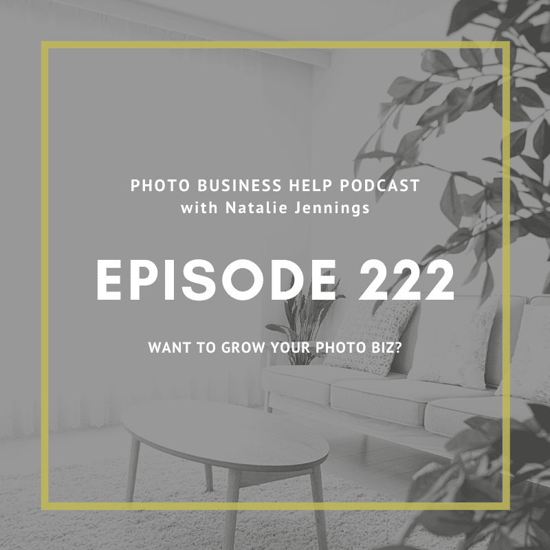 episode 222 want to grow your photo biz
